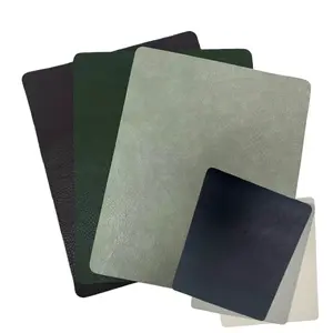 Double Sided Leather Mouse Pad, Waterproof Scratch Resistant Desk Mat 10.24x8.27 Inch for Office Gaming Computer, Non-Slip Portable & Washable