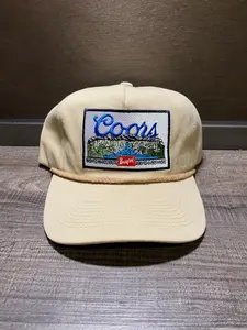 Banquet River Flow Patch on Beige Rope Snapback Hat