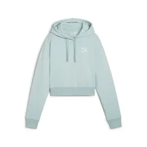 PUMA Womens Better Classics Cropped Hoodie Casual Outerwear Casual - Blue