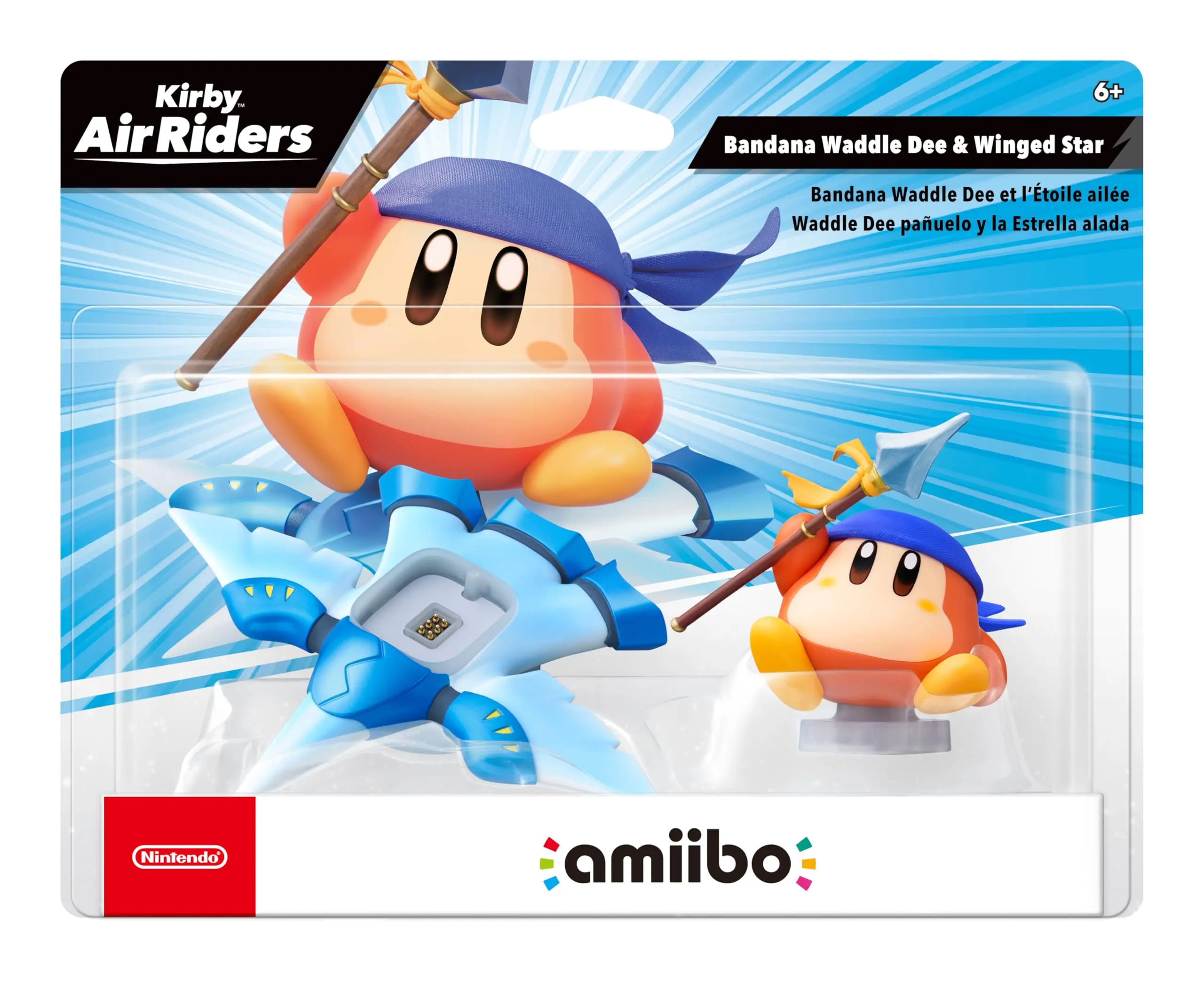 amiibo Bandana Waddle Dee & Winged Star (KirbyAir Riders Series)
