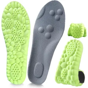 Children's Plantar Fasciitis Memory Foam Shoe Inserts- Arch Support Comfort Shoe Sole Insert for Sneakers (Gray, Little Kid US 2-3 (8 1/8-8 1/2)=8.46in) Footwear Insoles