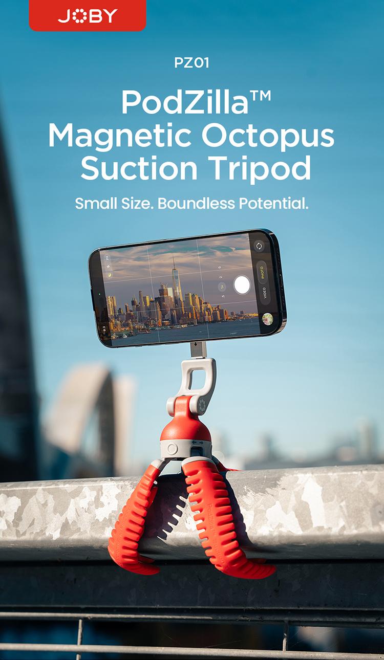 JOBY   PodZilla   Octo   Suction   Tripod