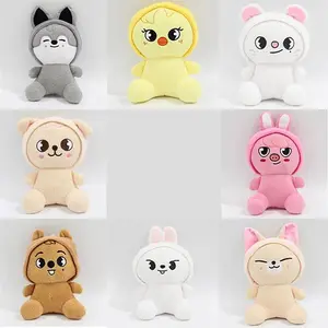 19cm Homeless Child Doll Plush Toy SKZ Plush Doll Li Longfu Cute Sitting Figurine Backpack Pendant Fan Merchandise Gift