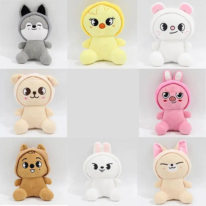 19cm Homeless Child Doll Plush Toy SKZ Plush Doll Li Longfu Cute Sitting Figurine Backpack Pendant Fan Merchandise Gift
