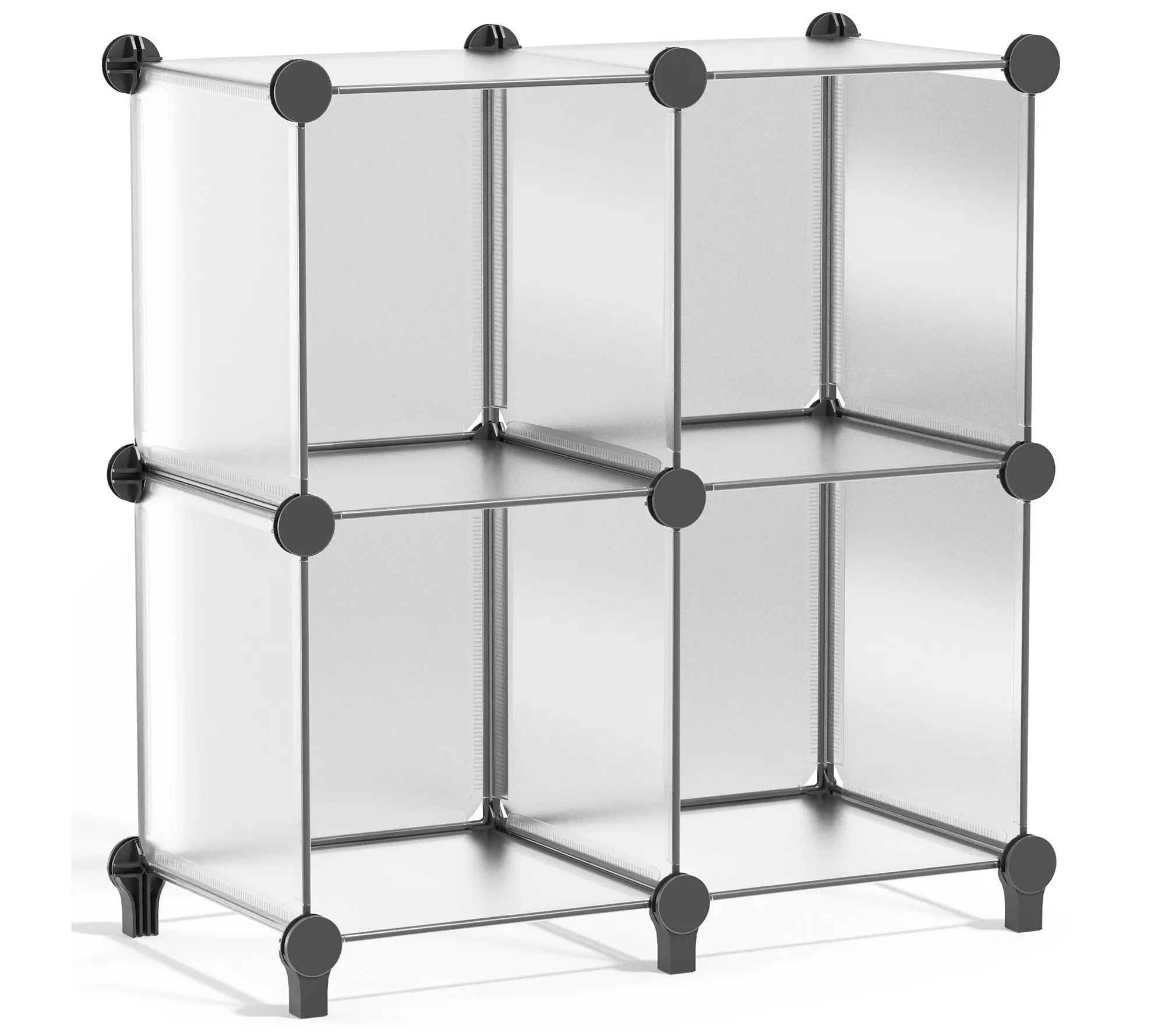 Sorbus Cube Storage Organizer Cubby Shelf - Set of 4