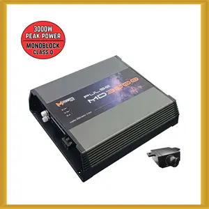 Marts Digital MD3000 Series Monoblock Class D Car Audio Amplifier (2 Ohm Stable)