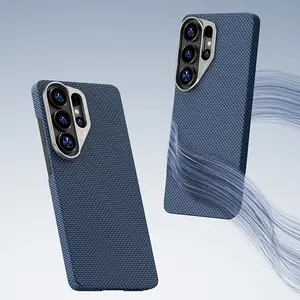 Benks ArmorTint case made from DuPont 600D Kevlar fiber for Samsung Galaxy S26 Ultra – lightweight thin TPU frame, aluminum camera protection, snug lens cover, compatible with MagSafe, Excimer UV coating