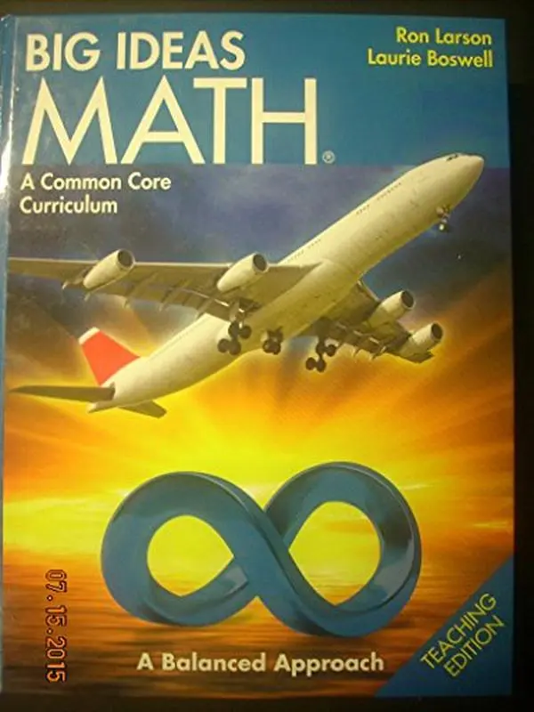 Used Big Ideas Math Common Core Teacher Edition Book, Blue 2014 Holt McDougal Hardcover Math Book (School & Educational Supplies), Math Books