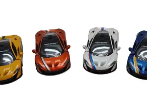 5" P1 McLaren Exclusive Edition Pull Back Car Doors Open Scale 1:36 Diecast Metal