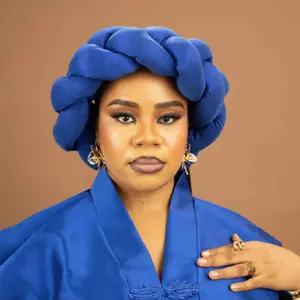 ZURI AFRICAN BRAIDED HAIRBAND (ROYAL BLUE)