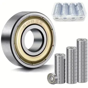 608ZZ Carbon Steel Bearing, High-speed Bearing with Dual Shielding for Skateboards, Longboards & Scooters, Durable Bearing