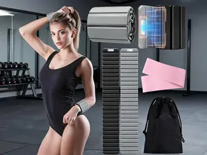 Adjustable slicone Magnetic Ankle & Wrist Weights,Adjustable Silicone Wrist & Ankle Weights – Magnetic wearable bracelets for adults. Stackable 2 lbs set, perfect for workouts, jogging, yoga and walking training.