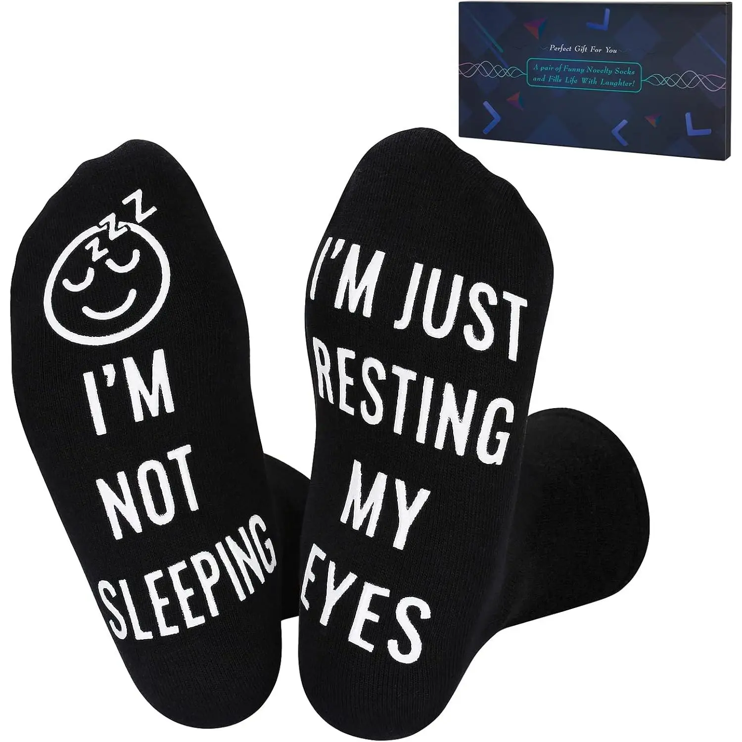 Fathers Day Men Gifts from Daughter Son Wife,Funny Socks Birthday Gifts for Boy TeenBoy Husband Dad Women,Graduation