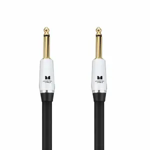 Monster Prolink Studio Pro 2000 Electric Guitar Cable 12 Ft Straight Copper Braided With Duraflex Jacket