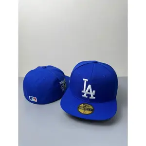 New Era Style MLB Baseball Hat – NY Yankees LA Dodgers Snapback Fitted Cap, Flat Brim High Crown Streetwear Fashion, Premium Embroidered Logo, Adjustable Unisex Urban Hip Hop Look