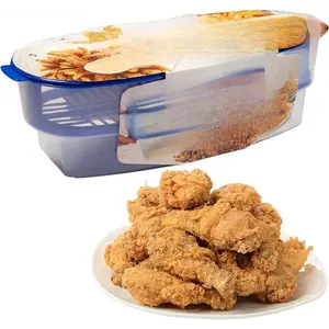 Original Better Breader Batter Bowl- All-in-One Mess Free Breading Station Tool- Great for Parties & Easy Cooking