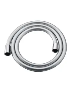 Silicone Handheld Shower Hose Replacement with Brass Connectors, Anti-Kink, G1/2