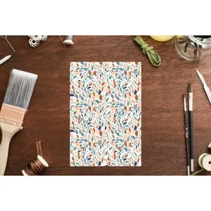 Polymer Clay Clay Transfer Sheets, Leaf Design Clay Print, Leaves Clay Transfer, Clay transfers,  transfer sheets