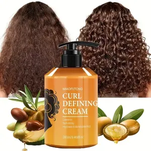 Perfectly Voluminous Curls with Moisturizing Formula, No-Rinse Styling Cream for Soft Elastic Hair, Eliminates Frizz All Day Long, Haircare
