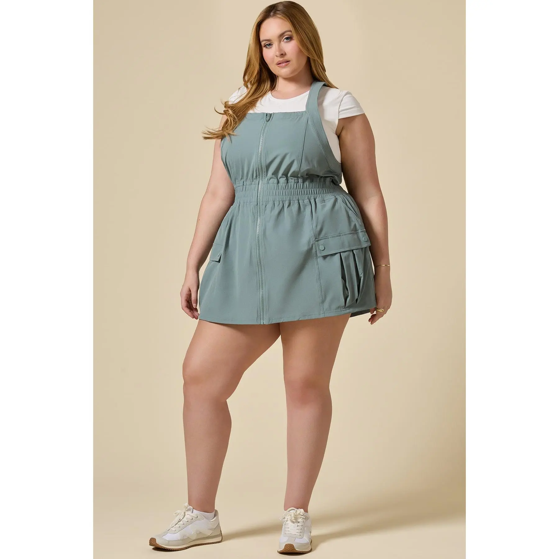 Take a Hike Dress Set - Fog Green