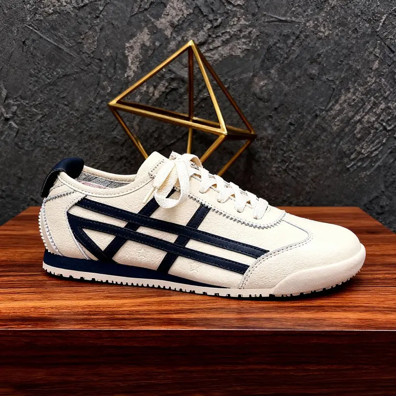 Men & Women Trendy Casual Athletic Walking Shoes, Sneaker, Sports Shoes, Comfortable Leather Striped Design, Easy Slip-On Zero Drop, Lightweight All Season Footwear, Trendy Walking Sneakers