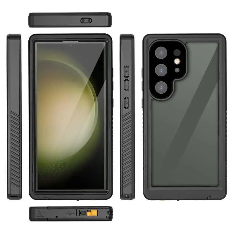 For Samsung S24 Ultra Waterproof Phone Case For S24 Outdoor Dustproof For S24 Plus Sports Anti-Drop Protective Cover HNB53