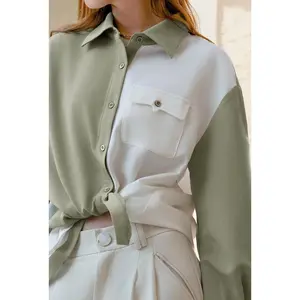 Davina Blouse - Colorblock