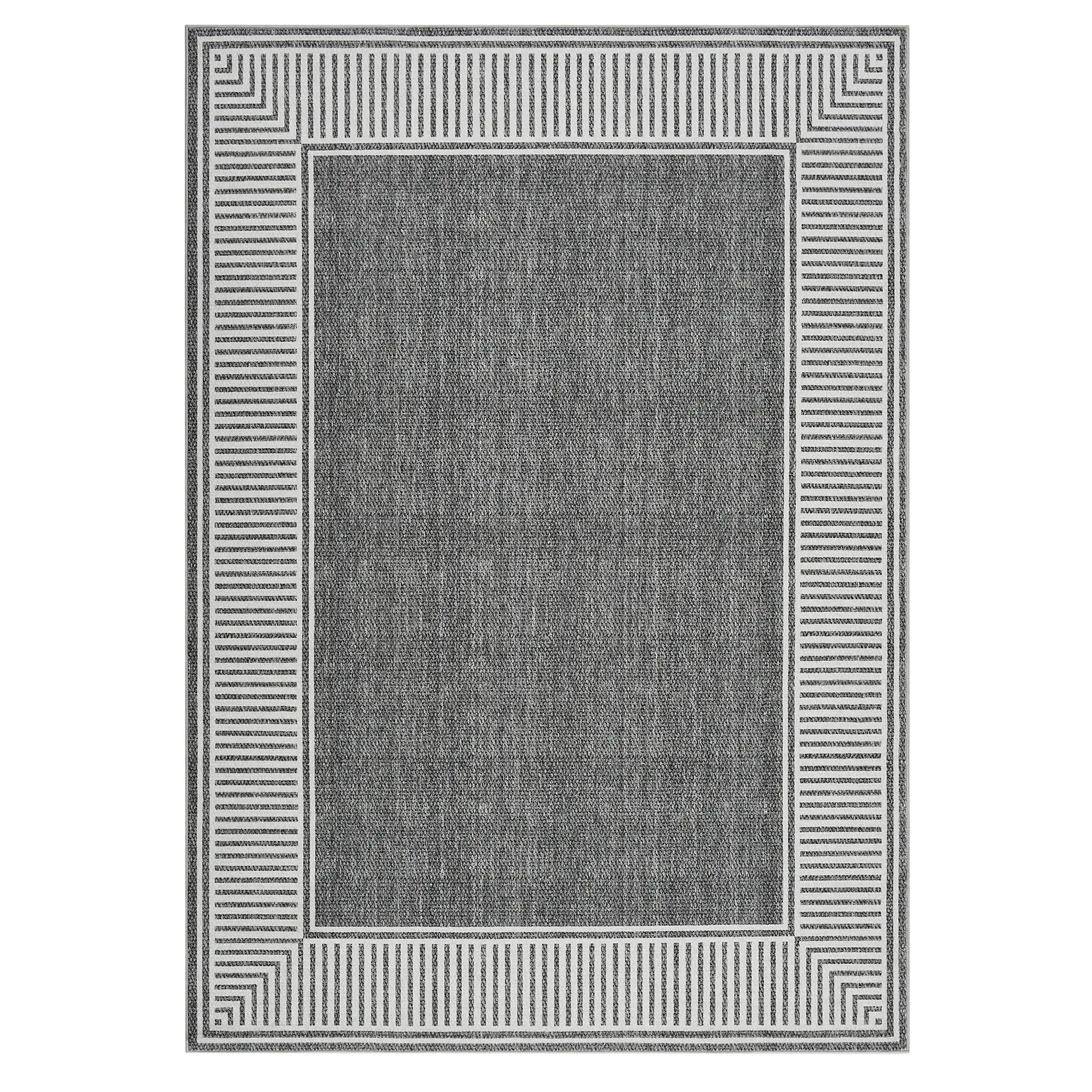 5x7 ft Polyester Fiber Low-Pile Rectangular Modern Abstract Geometric Rug - Soft, Stain-Resistant, Machine-Washable, Durable, Indoor for Living Room High-Traffic Spaces, Modern Abstract Rug