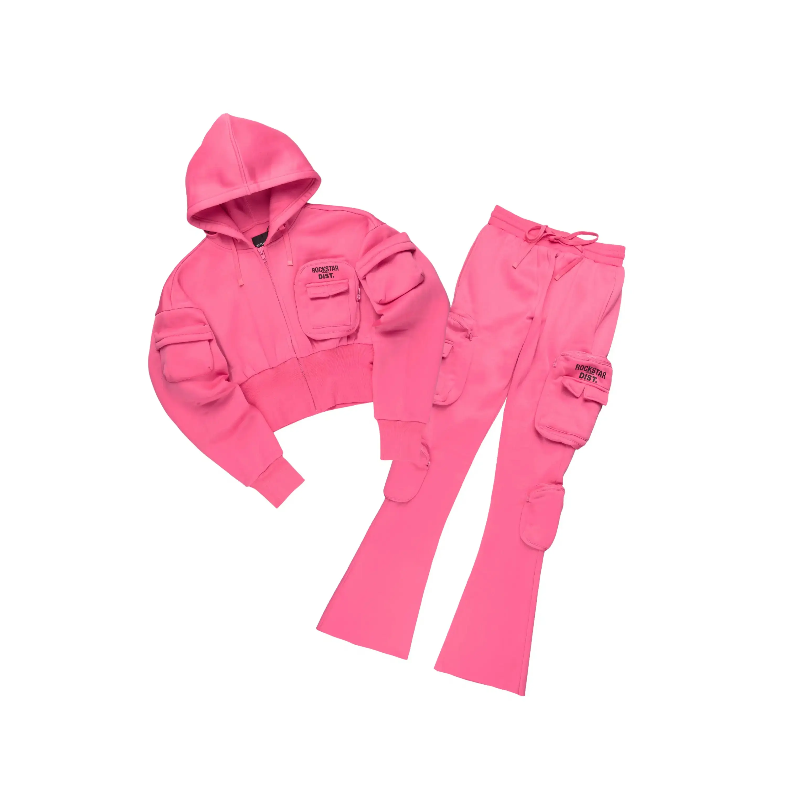 Reneikia Hot Pink Cargo Track Set Reneikia Hot Pink Cargo Track Set