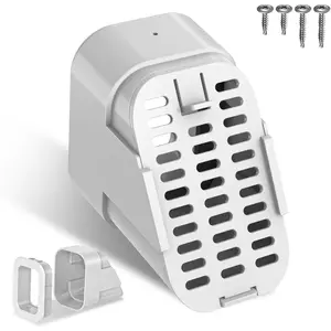 3"x2" & 4"x3" Type B Gutter Downspout Extensions, Removable Gutter Cover, Downspout Diverter, Gutter Splash Guard, Outlet Filter & Leaf Guard, Fit for Corresponding Type-B Downspout (1Pack, White)