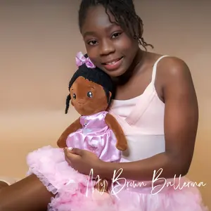 My Brown Ballerina Signature Plush Doll Girls Musical