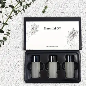 Intelligent Car Air Freshener - 3*10ML Natural French Perfume, Portable Waterless Essential Oil Car Aromatherapy Diffuser, Adjustable Scent Concentration For Car Lovers