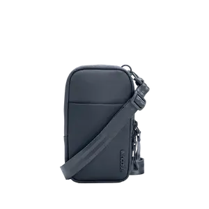 Incase A.R.C. Small Crossbody Bag with ReSpun 100% Recycled Polyester Adjustable Strap Satchel for iPhone 15/16 Pro Max & Essentials - Durable Dual Blend Exterior