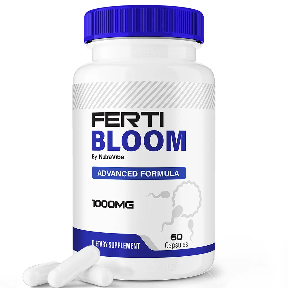 Ferti Bloom Capsules - Advanced Formula 1000mg Capsules with Natural Ingredients for Health & Wellness 60 Count Healthcare