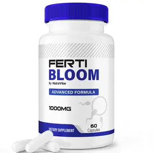 Ferti Bloom Capsules - Advanced Formula 1000mg Capsules with Natural Ingredients for Health & Wellness 60 Count Healthcare