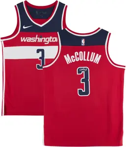 CJ McCollum Washington Wizards Autographed Nike Red Icon Edition Swingman Jersey - Fanatics Authentic Certified