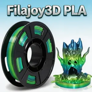 Filajoy3d Rainbow Pla Filament Bundle, 250g Per Roll, Multi-Color Gradient, 1.75mm ±0.02mm, Vacuum Packaged, 3D Printer Material