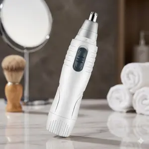 USB Fast Electric Nose & Ear Hair Trimmer, Facial Trimmer, High Quality Trimmer, Painless Grooming for Men & Women, Waterproof Rotary Blade, Stainless Steel & Ceramic, Ergonomic Grip, Low Noise, Long Battery, Type-C Charging, Hypoallergenic Kit