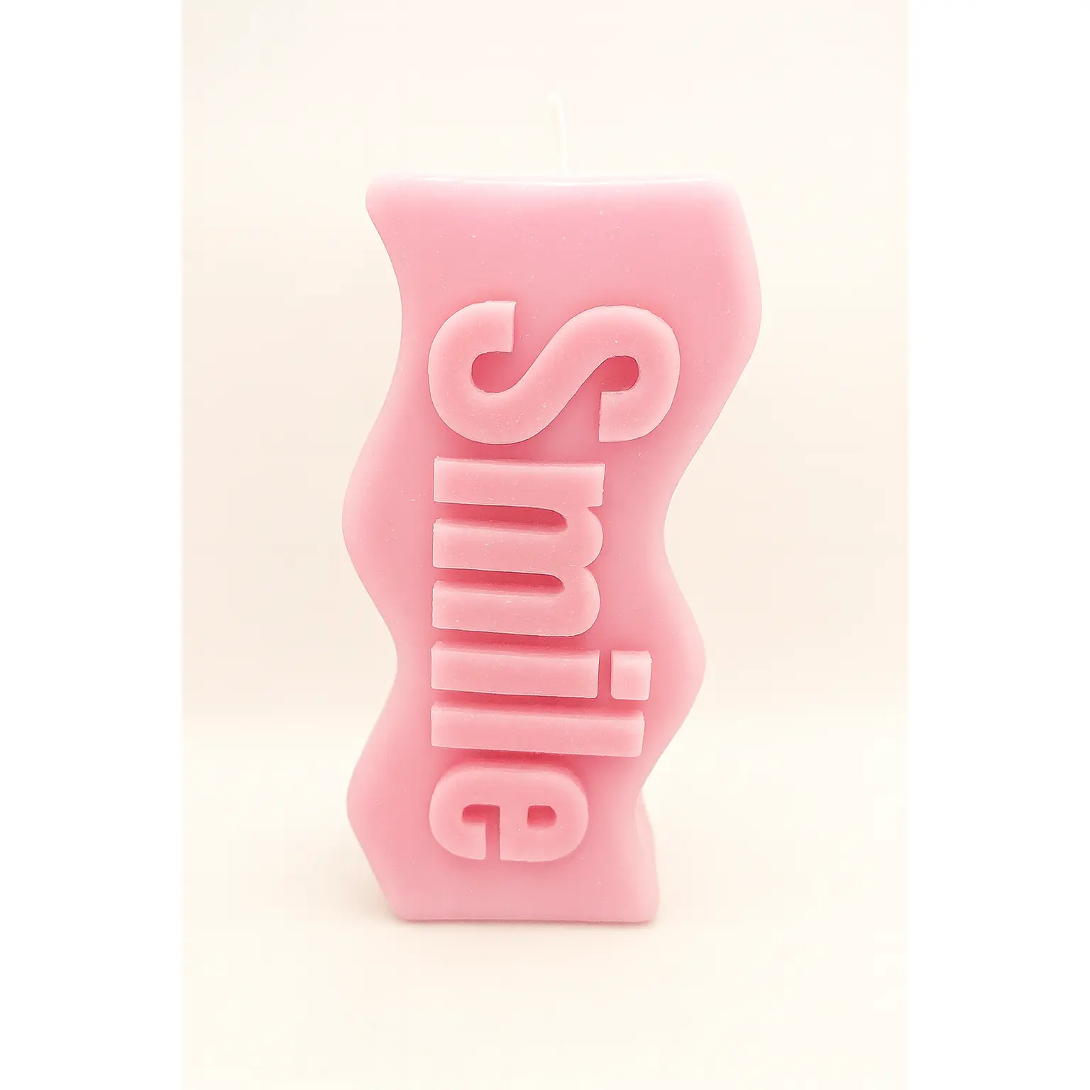 💗 Pink Smile Candle – Cheerful Positivity Candle