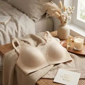 Post-Surgery Mastectomy Bra with Breast Prosthesis Forms - Artificial Fake Boobs Bralette for Daily Wear Comfortable Supportive Recovery Lingerie Women's Health Care Essential Undergarment
