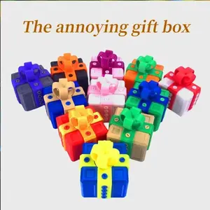 Annoying Screw Gift Box, 3D Printed Fun Fidget Box, Adult Gift Card Cash Puzzle Box, 20 Screws, Prank Box for Rings Necklaces Bracelets Candy, Funny Gag Gift, Quirky Gift