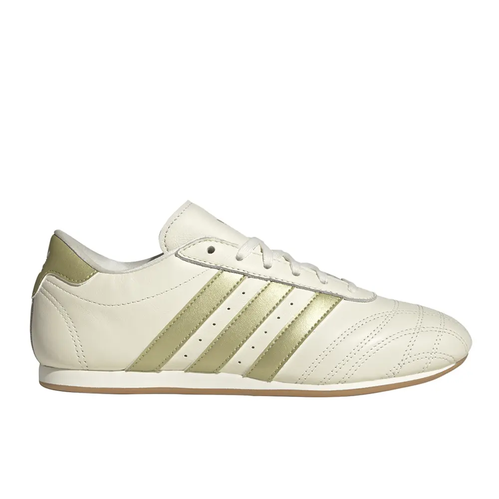 adidas Womens Taekwondo Lace Sneakers Shoes Casual - Gold, Off White