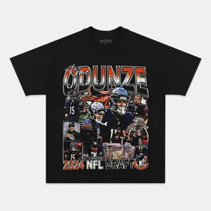 Rome Odunze - Bears Tee Shirt Cotton Unisex Graphic Short Sleeve T-Shirt