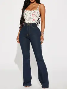 Deep In My Soul Flare Jeans - Dark Denim