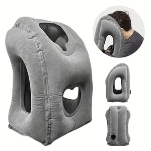 Inflatable Travel Privacy Tent, Portable Face-Down Sleeping Pillow for Rest, Nap, Meditation, and Office or Travel Use, Lightweight Foldable Air Cushion Support