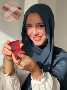 60pcs Transparent Double-Sided Tape for Hijabs & Shawls, Secure Headscarf Fixing Strips, Adhesive Strips, Ideal for Women's Accessories