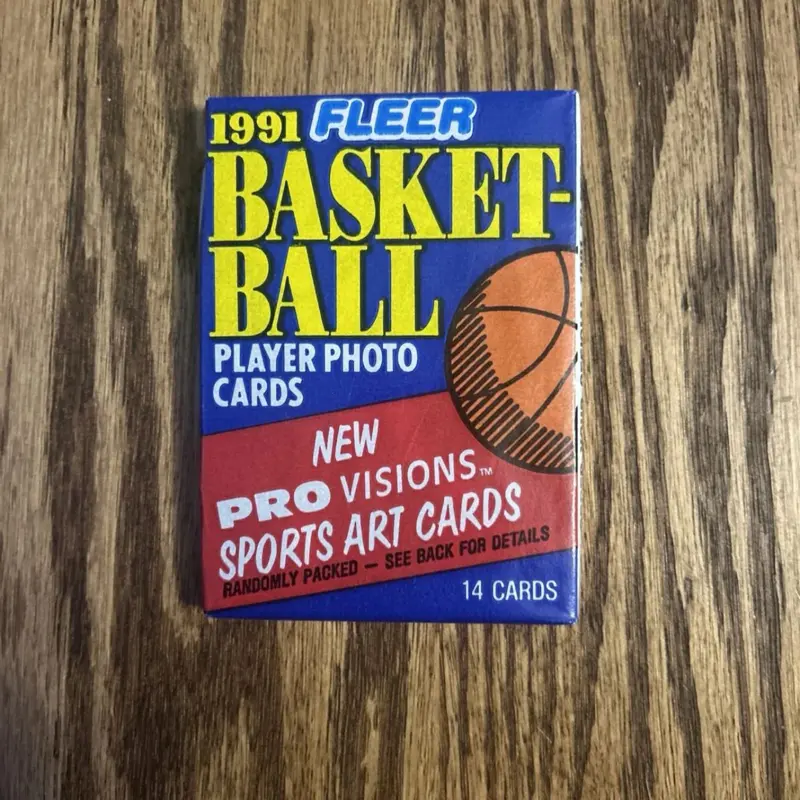 1991-92 Fleer Basketball Single Trading Card Pack