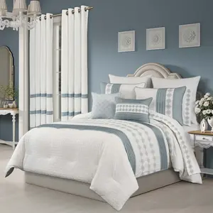Trilogy Blue 3 Piece Comforter Set