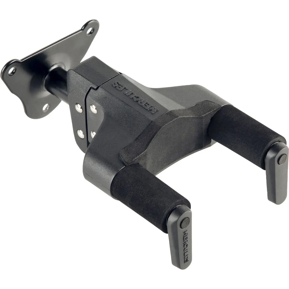 Hercules Stands GSP39WB PLUS Series Universal Auto-Grip Steel Wall-Mount Guitar Hanger with Short Arm