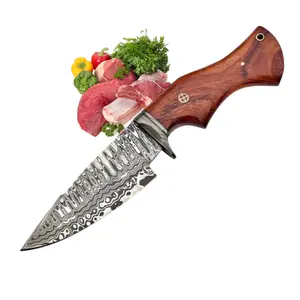 Viking Knives with Sheath Hand Forged Butcher for Meat Cutting Cooking Sharp Cleaver Chef and Outdoor Camping, BBQ Knife- Perfect Gift for him